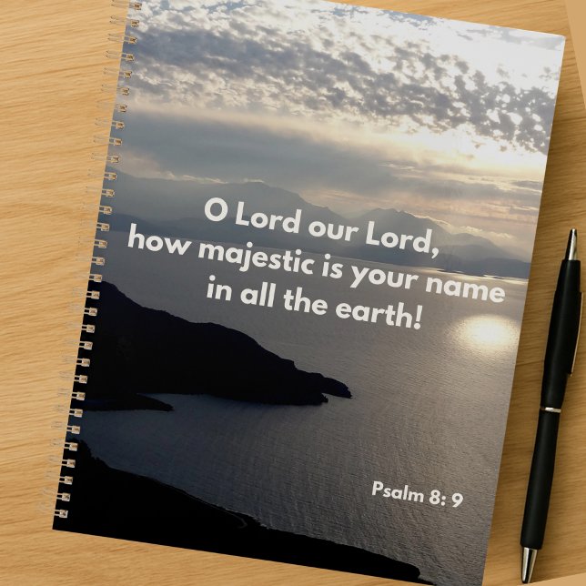 God's Majestic Name Psalm 8 Bible Verse Planner (Creator Uploaded)