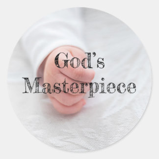 "God's Masterpiece" Pro-Life Sticker 