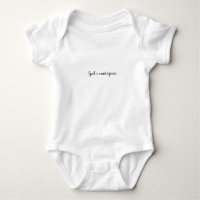 God's masterpiece romper bible quote