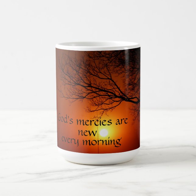 God's mercies coffee mug (Center)