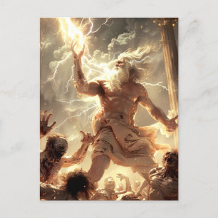 God's & Monsters - Zeus Postcard