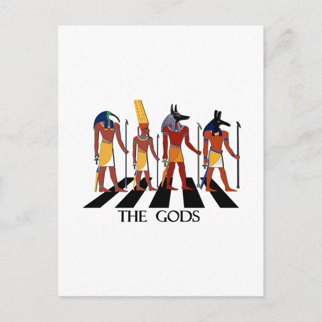 Gods of Abbey Road Postcard (Front)