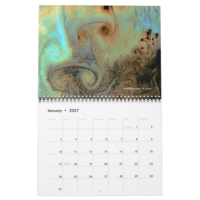 God's Paint Brush 2015 Calendar (Jan 2027)