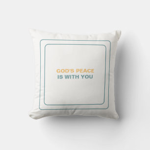 God's Peace Is With You: Find Serenity With This Cushion