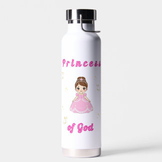 God's princess edition girls water bottle