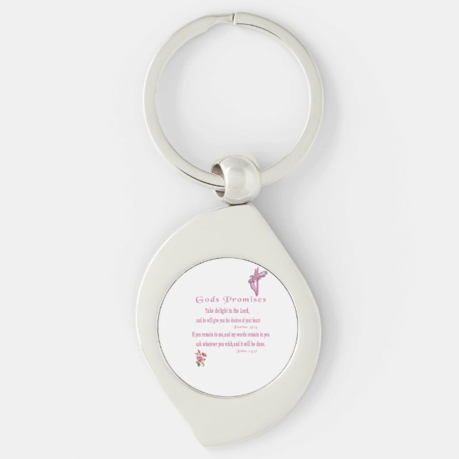 Gods promises key ring (Front)