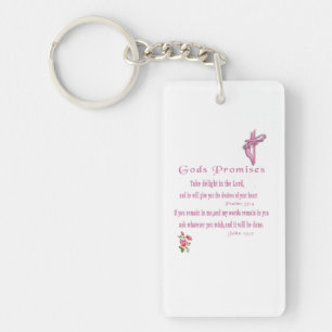 Gods promises key ring