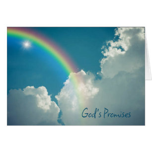 God's Promises Rainbow Sky Christian