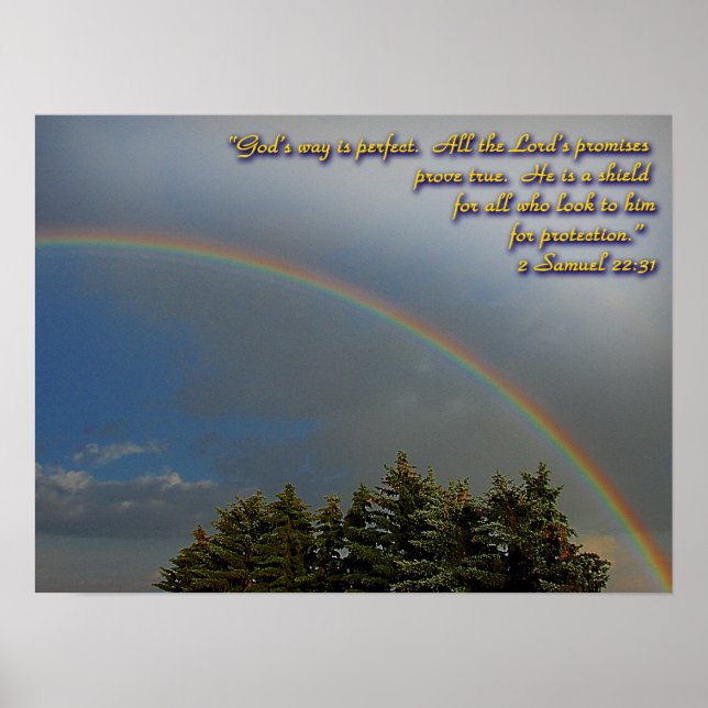 God's Rainbow Promises Poster (Front)