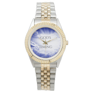 God's Timing Clouded Watch