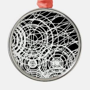 gods touches the black water metal ornament