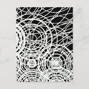 gods touches the black water postcard