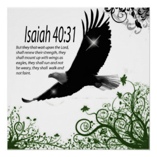 Gods Word - Poster-Isaiah 40:31 Poster