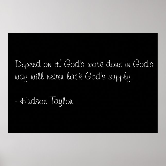 God's Work Poster (Front)