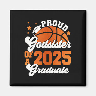 Godsister Of A 2025 Graduate Senior Graduation Ske Magnet