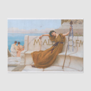 Godward Priestess of Bacchus Painting Tissue Paper