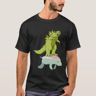 Godzilla on a Manatee T-Shirt