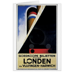 Goedkoope Biljetten - Vintage Travel Ad