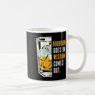 Goes in Wisdom Comes Out Funny Lover Design Coffee Mug