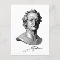 Goethe Bust with Signature