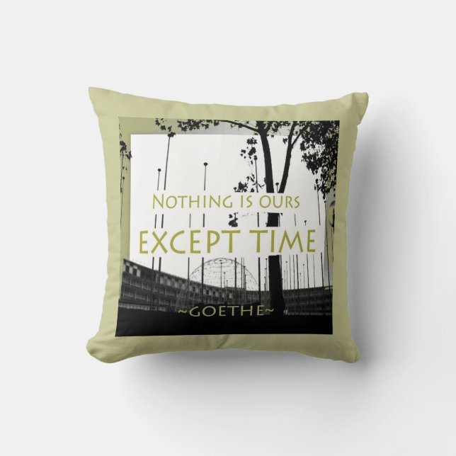 Goethe Quote Pillow (Front)