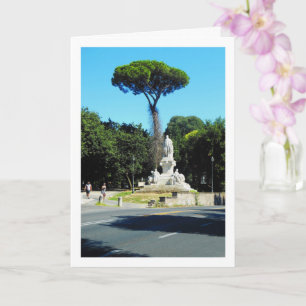 Goethe Statue At Villa Borghese In Rome, Italy Card