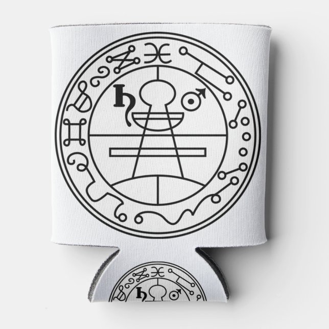 Goetia_seal_of_solomon Can Cooler (Front)