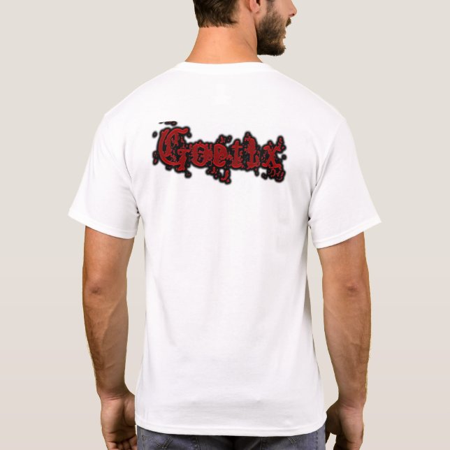 Goetix - DMT wormhole - xl T-Shirt (Back)