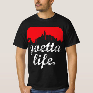 Goetta Life Cincinnati Skyline Funny Cincinnati Fo T-Shirt