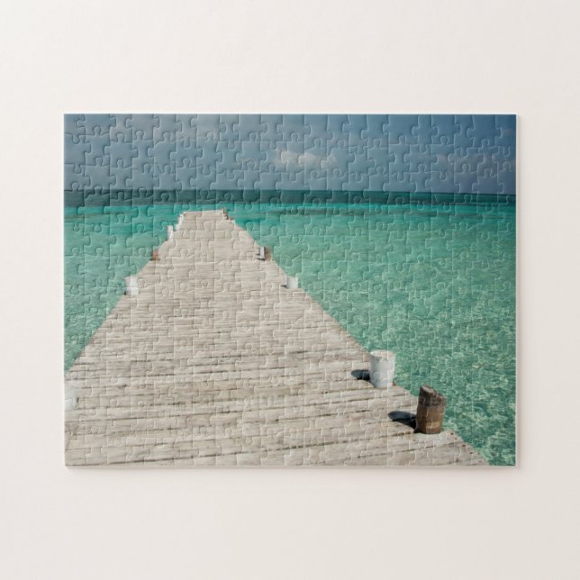 Goff Caye, a popular Barrier Reef Island Jigsaw Puzzle (Horizontal)