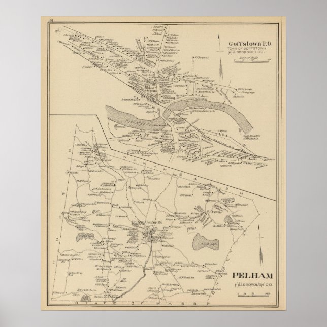 Goffstown PO, Pelham Poster (Front)