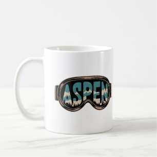 Goggles Aspen Snowmass Colorado ski resort gifts Coffee Mug