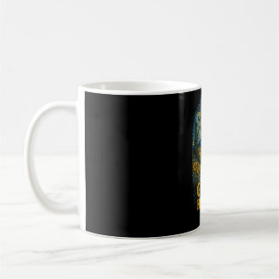 Gogh hiking funny hiking van gogh art hiker coffee mug