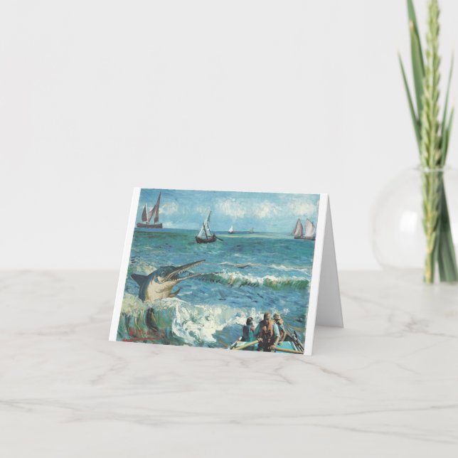Gogh to Sea - Thank You Card (Front)