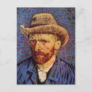 Gogh, Vincent Willem van Selbstportr?t mit grauem Postcard