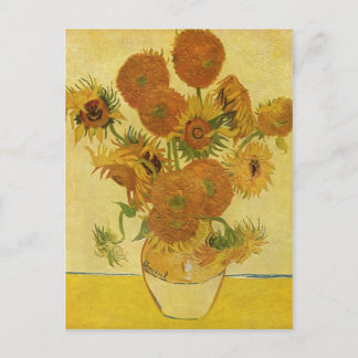 Gogh, Vincent Willem van Stilleben mit Sonnenblume Postcard