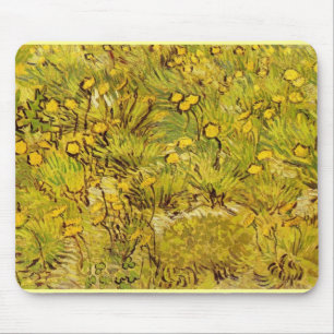 Gogh Yellow Blossoms Whimsical Wedding Personalise Mouse Pad