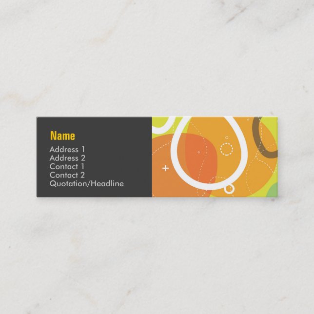Gogo Abstract Profile Card (Front)