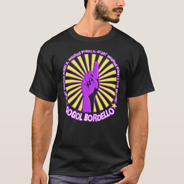 Gogol Bordello - Start Wearing Purple Essential T- T-Shirt (Front)