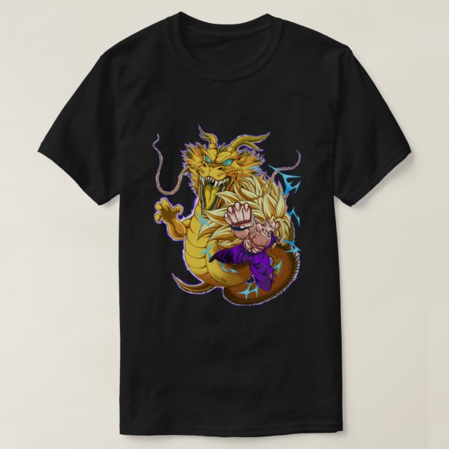 Gohan SSJ3 Dragon Fist   T-Shirt (Design Front)