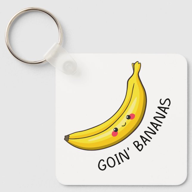 Goin' Bananas Key Ring (Front)