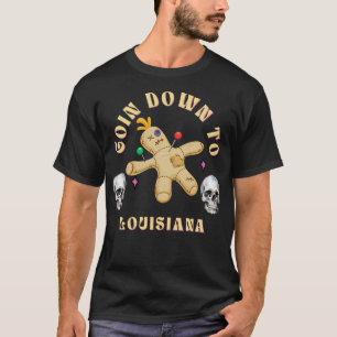 Goin Down to Louisiana Skull Version TShirt