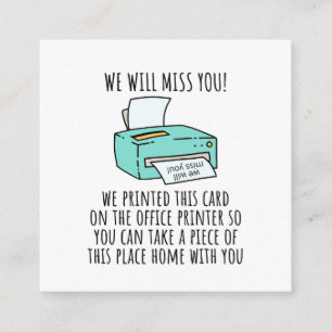 Going Away Card for Coworker or Boss, Funny Going
