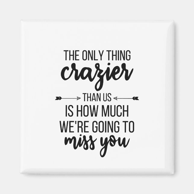 Going Away Gift, Boss Leaving, Best Friend Gift Magnet (Front)