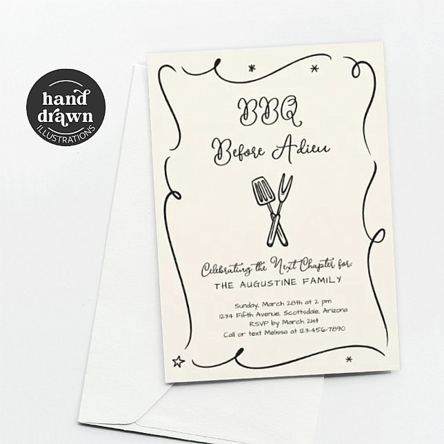 Going Away Party BBQ Invitation (Creator Uploaded)