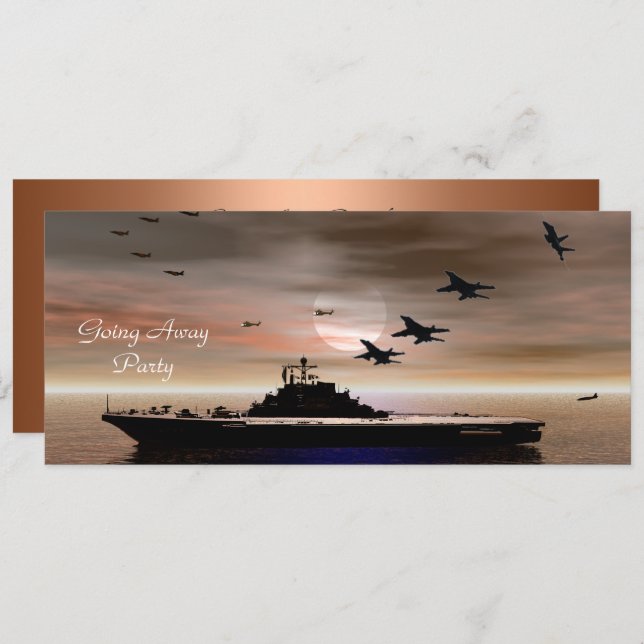 Going Away Party Invitation (Front/Back)