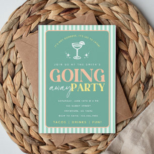 Going Away Party Invitation Modern Farewell