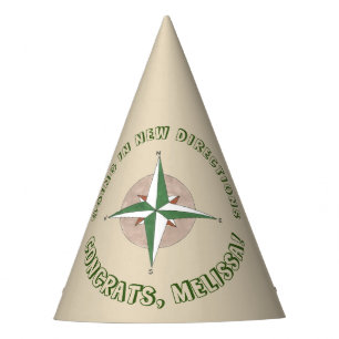 Going Away Retirement Party New Directions Compass Party Hat