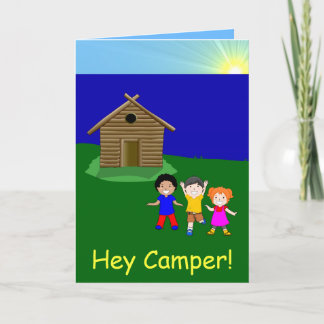 Going Away to Camp Card