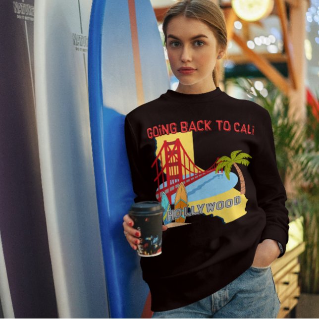 Going Back to Cali Women's Dark Sweatshirt (Going Back to Cali)